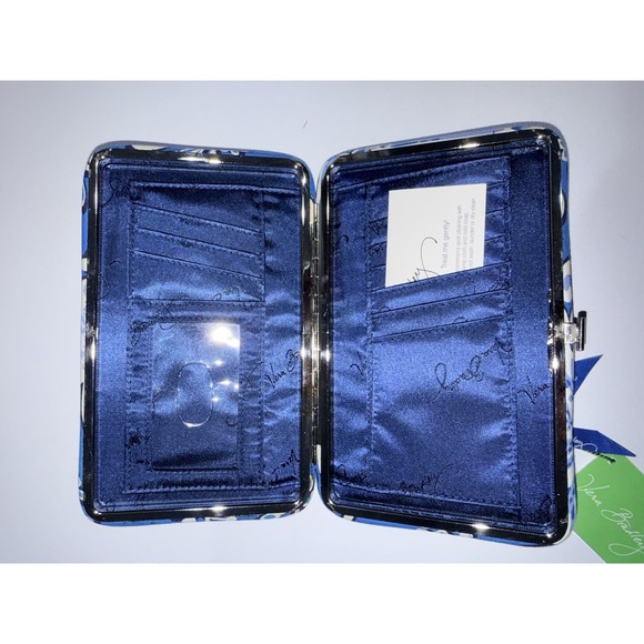 Vera Bradley Blue Lagoon Travel Clutch Passport  Wallet‎ NWT S - Picture 4 of 6